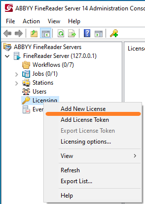 How to activate the FineReader Server 14 license from another computer ...