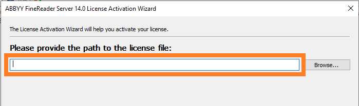 How to activate the FineReader Server 14 license from another computer ...