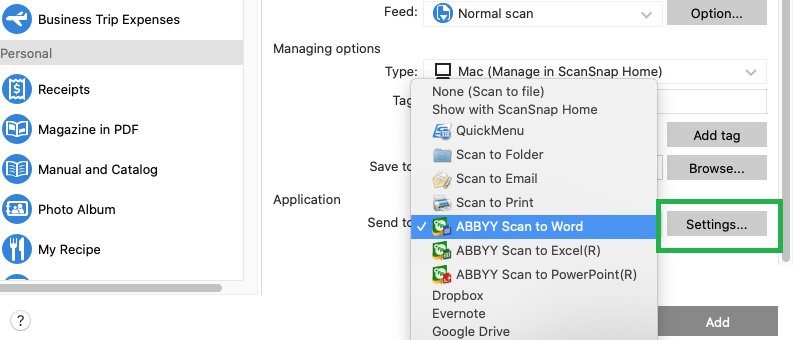 abbyy finereader pro scansnap