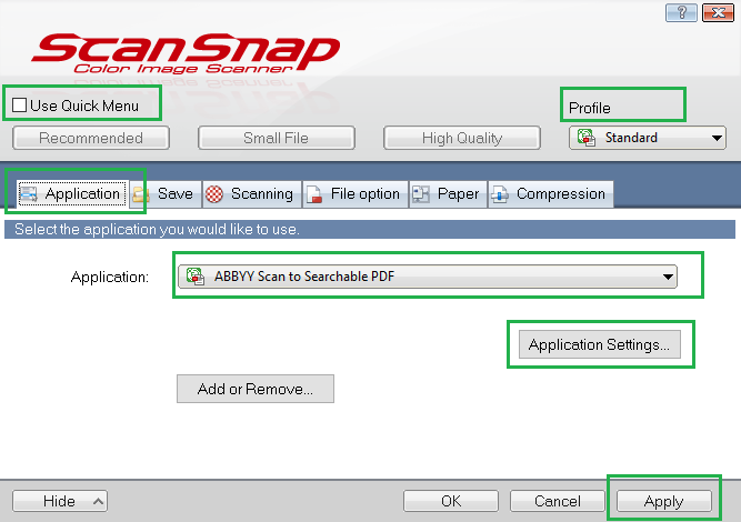 abbyy finereader pro scansnap